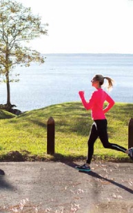 woman running